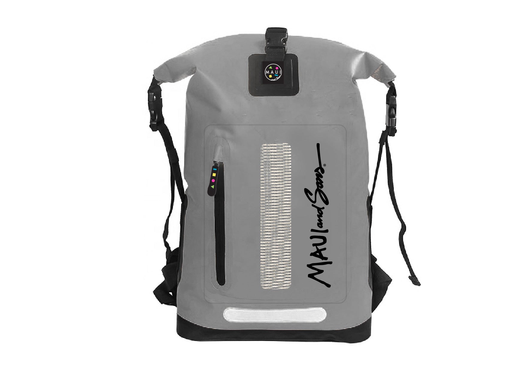 Rucsac Impermeabil MAUI & SONS Delux 30L - Gri, 32 x 16 x 70